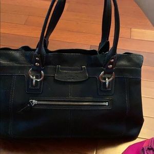 Coach leather satchel purse